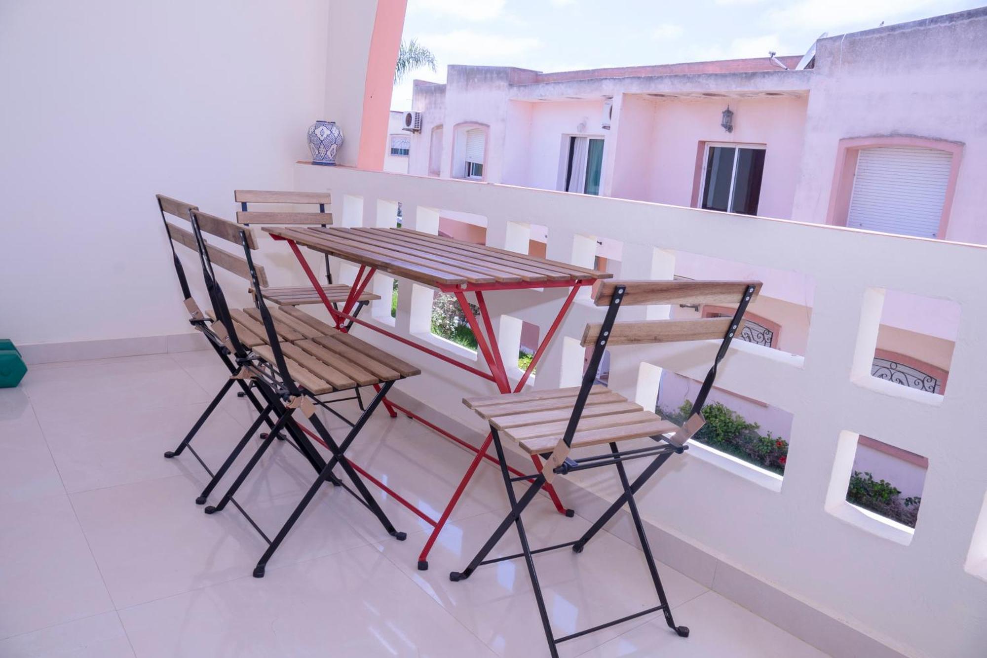 Duplex La Roseraie A 2Min De La Plage 2 Piscines Sidi Bu Zajd Zewnętrze zdjęcie